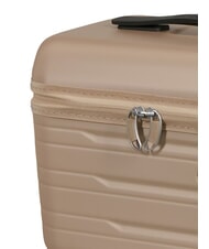 AMERICAN TOURISTER FLASHLINE Trousse de beaut&eacute; rigide avec bandouli&egrave;re ivorygold - Trousses - 7