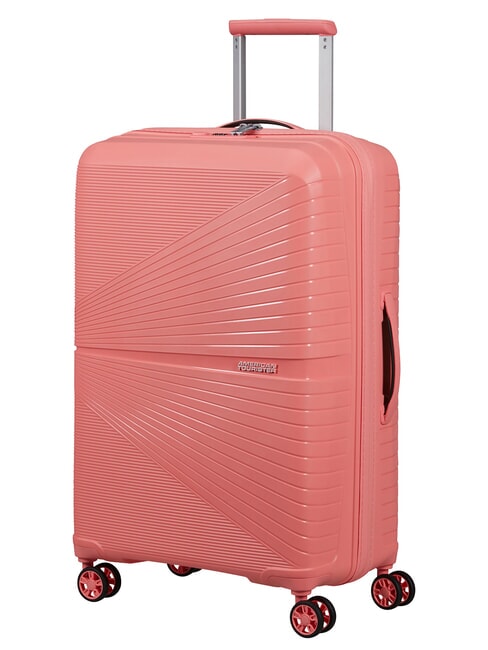 Chariot TOURISTER AMERICAIN AIRCONIC, taille moyenne, l&eacute;ger rose solaire - Valises Rigides