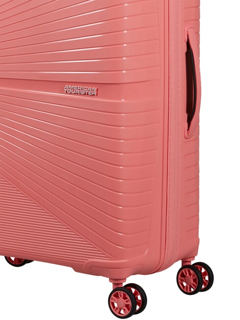 Chariot TOURISTER AMERICAIN AIRCONIC, taille moyenne, l&eacute;ger rose solaire - Valises Rigides