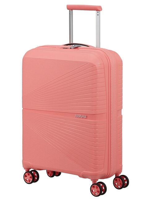 Chariot TOURISTER AMERICAIN AIRCONIC, bagage &agrave; main, lumi&egrave;re rose solaire - Valises cabine