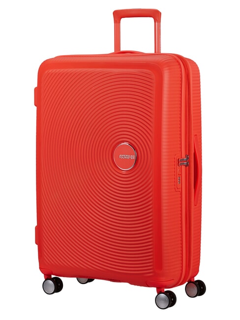 Valise Ligne SOUNDBOX. taille grande. extensible orange fluo - Valises Rigides