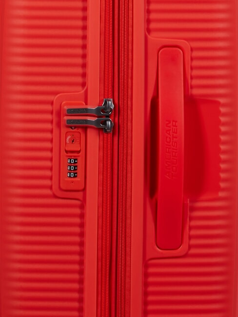 Valise Ligne SOUNDBOX. taille grande. extensible orange fluo - Valises Rigides