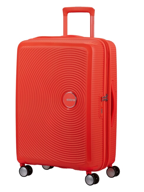 SOUNDBOX SPINNER Chariot moyen, extensible orange fluo - Valises Rigides