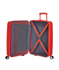 AMERICAN TOURISTER SOUNDBOX SPINNER Chariot moyen, extensible orange fluo - Valises Rigides - 6