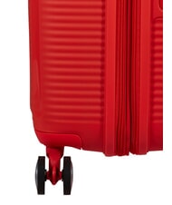 AMERICAN TOURISTER SOUNDBOX SPINNER Chariot moyen, extensible orange fluo - Valises Rigides - 8