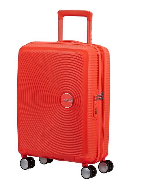 Valise Ligne SOUNDBOX, valise cabine, extensible orange fluo - Valises cabine