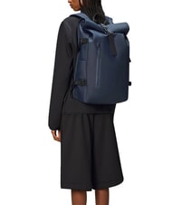 RAINS ROLLTOP RUCKSACK Sac &agrave; dos marine - Sacs &agrave; dos pour l'&Eacute;cole & les Loisirs - 3