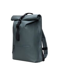 RAINS ROLLTOP RUCKSACK Grand sac &agrave; dos &eacute;tanche gris fonc&eacute; - Sacs &agrave; dos pour l'&Eacute;cole & les Loisirs - 3