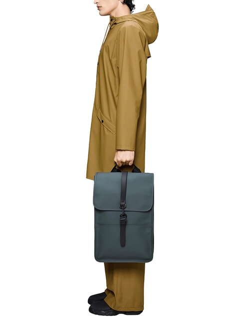 BACKPACK Sac &agrave; dos &eacute;tanche gris fonc&eacute; - Sacs &agrave; dos pour l'&Eacute;cole & les Loisirs