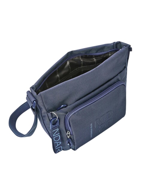 MD20 Sac &agrave; bandouli&egrave;re avec poche bleu profond - Sacs pour Femme