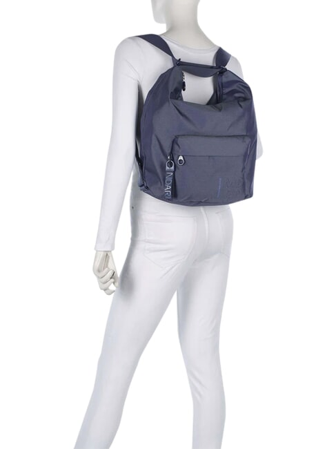 MD20 Sac transformable en sac &agrave; dos bleu profond - Sacs pour Femme