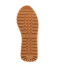 BLAUER MILLEN Baskets cr&egrave;me/noir - Chaussures Femme - 3