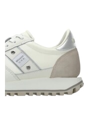 BLAUER MILLEN Baskets blanc/argent - Chaussures Femme - 6