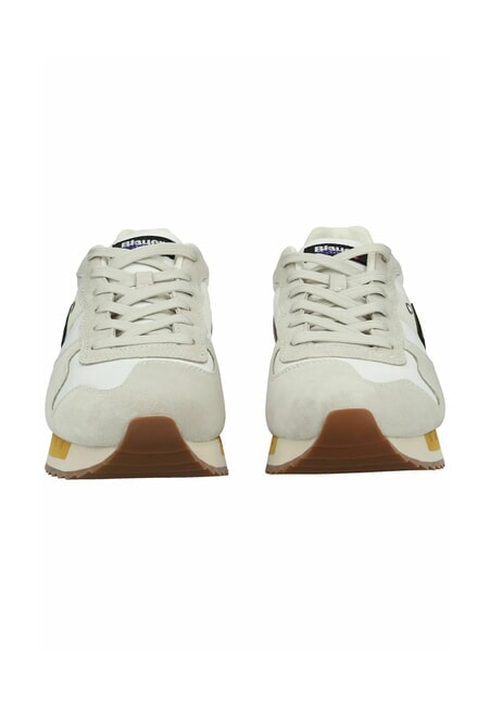 QUEENS Baskets marine/marron - Chaussures Homme