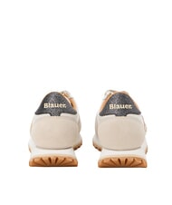 BLAUER MILLEN Baskets cr&egrave;me/noir - Chaussures Femme - 5