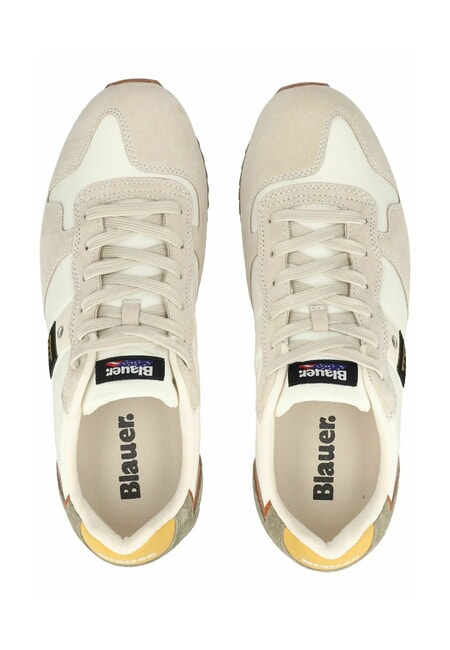 QUEENS Baskets marine/marron - Chaussures Homme