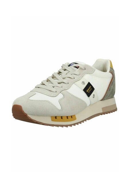 QUEENS Baskets marine/marron - Chaussures Homme