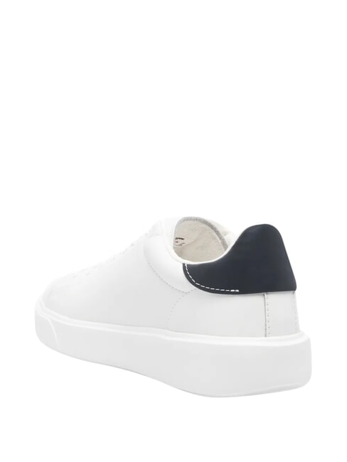 BUCK Baskets blanc/bleu marine - Chaussures Homme