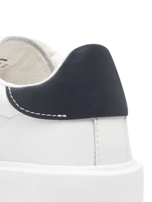 BUCK Baskets blanc/bleu marine - Chaussures Homme