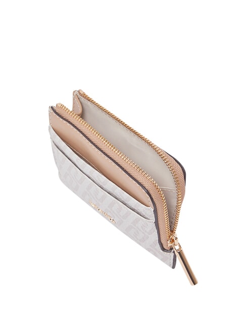 CALIWEN Porte-carte Zip poudre naturelle/noire - Portefeuilles Femme