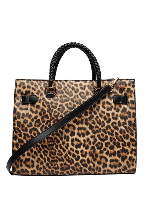 MANHATTAN Sac &agrave; main avec bandouli&egrave;re macul naturel. - Sacs pour Femme