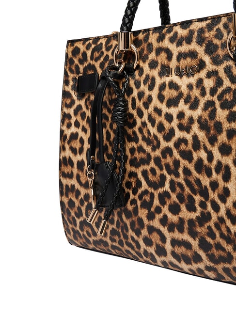 MANHATTAN Sac &agrave; main avec bandouli&egrave;re macul naturel. - Sacs pour Femme