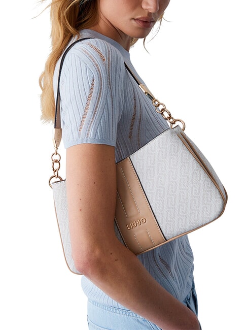 EMATITE Sac bandouli&egrave;re, avec bandouli&egrave;re poudre naturelle/noire - Sacs pour Femme