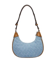 LIUJO EVRIM Sac hobo bandouli&egrave;re bleu poussi&eacute;reux - Sacs pour Femme - 2