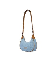 LIUJO EVRIM Sac hobo bandouli&egrave;re bleu poussi&eacute;reux - Sacs pour Femme - 3