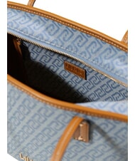 LIUJO EVRIM sac bandouli&egrave;re bleu poussi&eacute;reux - Sacs pour Femme - 4