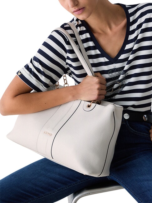 EMATITE sac bandouli&egrave;re cr&egrave;me - Sacs pour Femme