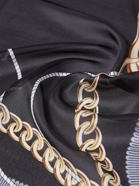 LOGO Foulard bleu poussi&eacute;reux - &Eacute;charpes
