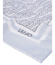LIUJO NEW LOGO CHAIN Foulard denim l&eacute;ger - &Eacute;charpes - 3