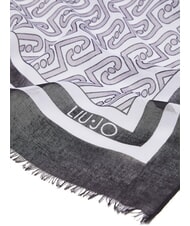 LIUJO NEW LOGO CHAIN Foulard NOIR - &Eacute;charpes - 3