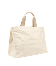 LIUJO LOGO Sac &agrave; main avec bandouli&egrave;re cr&egrave;me blanche - Sacs pour Femme - 2