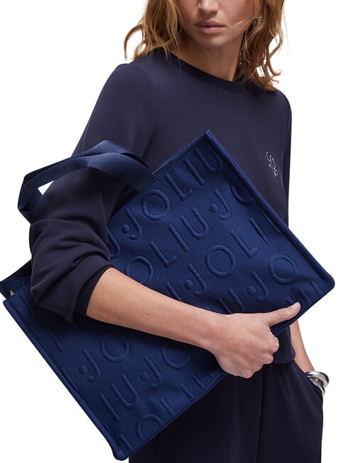 LOGO Sac &agrave; main avec bandouli&egrave;re ciel bleu - Sacs pour Femme