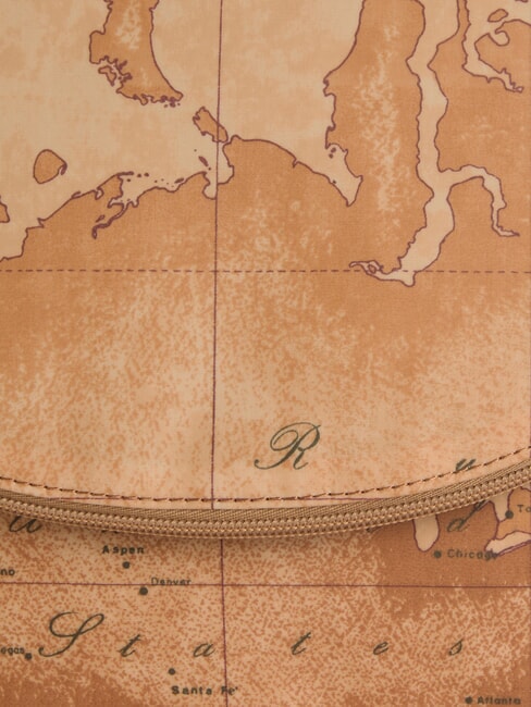 GEO CLASSIC Sac bandouli&egrave;re &agrave; rabat NATUREL - Sacs pour Femme