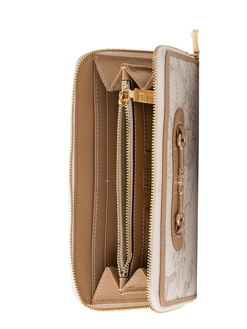 GEO CLASSIC Portefeuille Ziparound blanc - Portefeuilles Femme