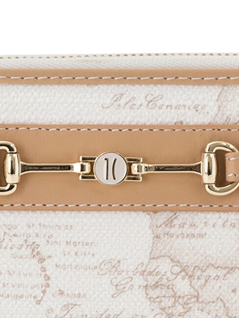 GEO CLASSIC Portefeuille Ziparound blanc - Portefeuilles Femme