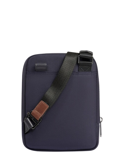 BRIEF 2 Sac d'&eacute;paule bleu/cuir - Sacs en Bandouli&egrave;res pour Homme