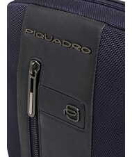PIQUADRO BRIEF 2 Sac d'&eacute;paule bleu/cuir - Sacs en Bandouli&egrave;res pour Homme - 7