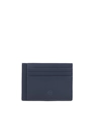PIQUADRO CORNER SPECIALE GOMMATO Porte-cartes fin bleu - Portefeuilles Homme - 2