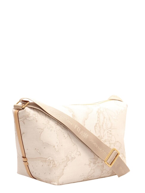 GEO CLASSIC sac bandouli&egrave;re blanc - Sacs pour Femme