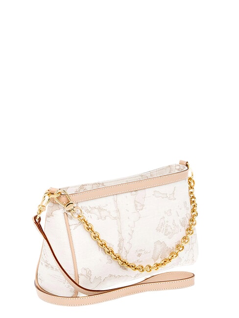 GEO CLASSIC Sac bandouli&egrave;re &agrave; cha&icirc;ne blanc - Sacs pour Femme