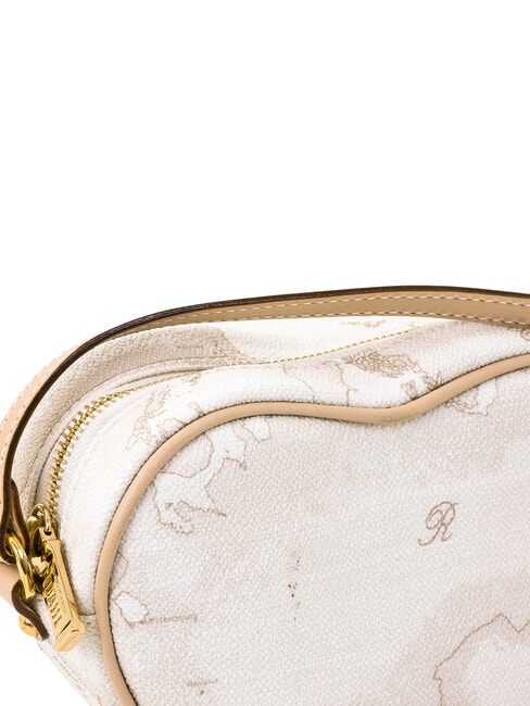 GEO CLASSIC Sac bandouli&egrave;re, forme de c&oelig;ur blanc - Sacs pour Femme