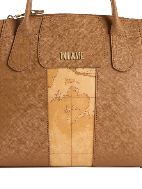 BLOO CITY Sac &agrave; main avec bandouli&egrave;re TABAC - Sacs pour Femme