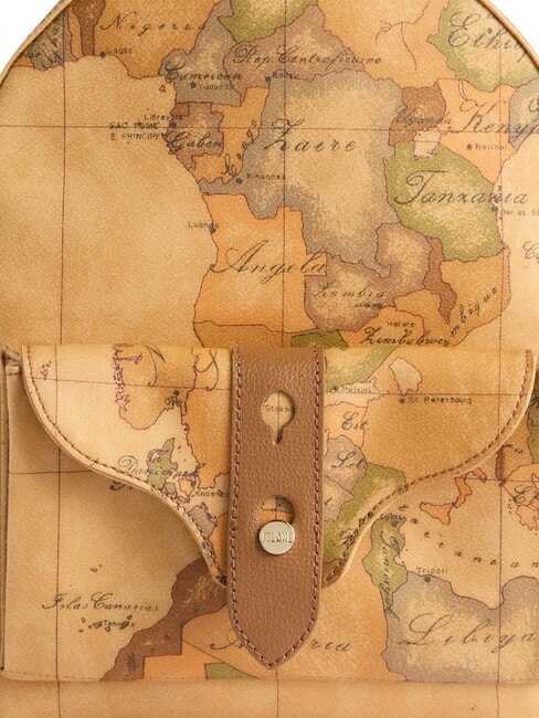 ESCAPE GEO Sac &agrave; dos avec poche avant TABAC - Sacs pour Femme