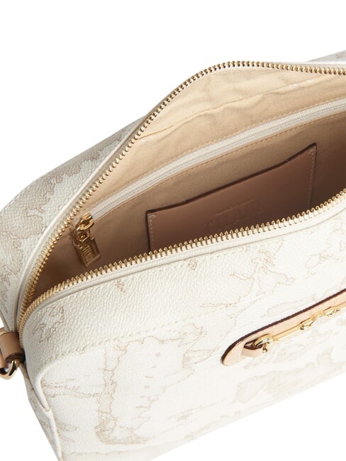 GEO CLASSIC Sacoche pour appareil photo, sac bandouli&egrave;re blanc - Sacs pour Femme