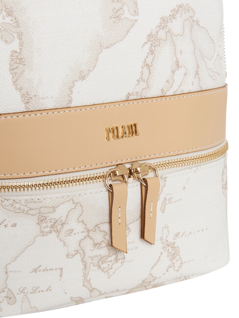 GEO CLASSIC Sac &agrave; dos avec poche avant blanc - Sacs pour Femme