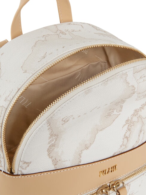 GEO CLASSIC Sac &agrave; dos avec poche avant blanc - Sacs pour Femme